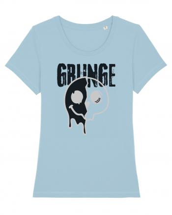 Grunge Music Smiley Sky Blue