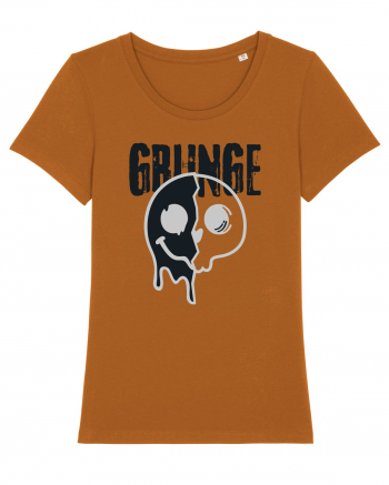 Grunge Music Smiley Roasted Orange