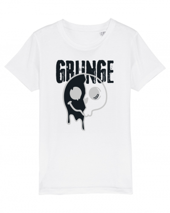 Grunge Music Smiley White