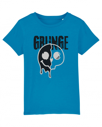Grunge Music Smiley Azur