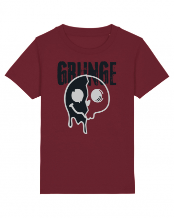 Grunge Music Smiley Burgundy