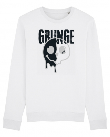 Grunge Music Smiley White