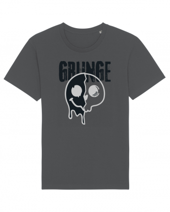 Grunge Music Smiley Anthracite