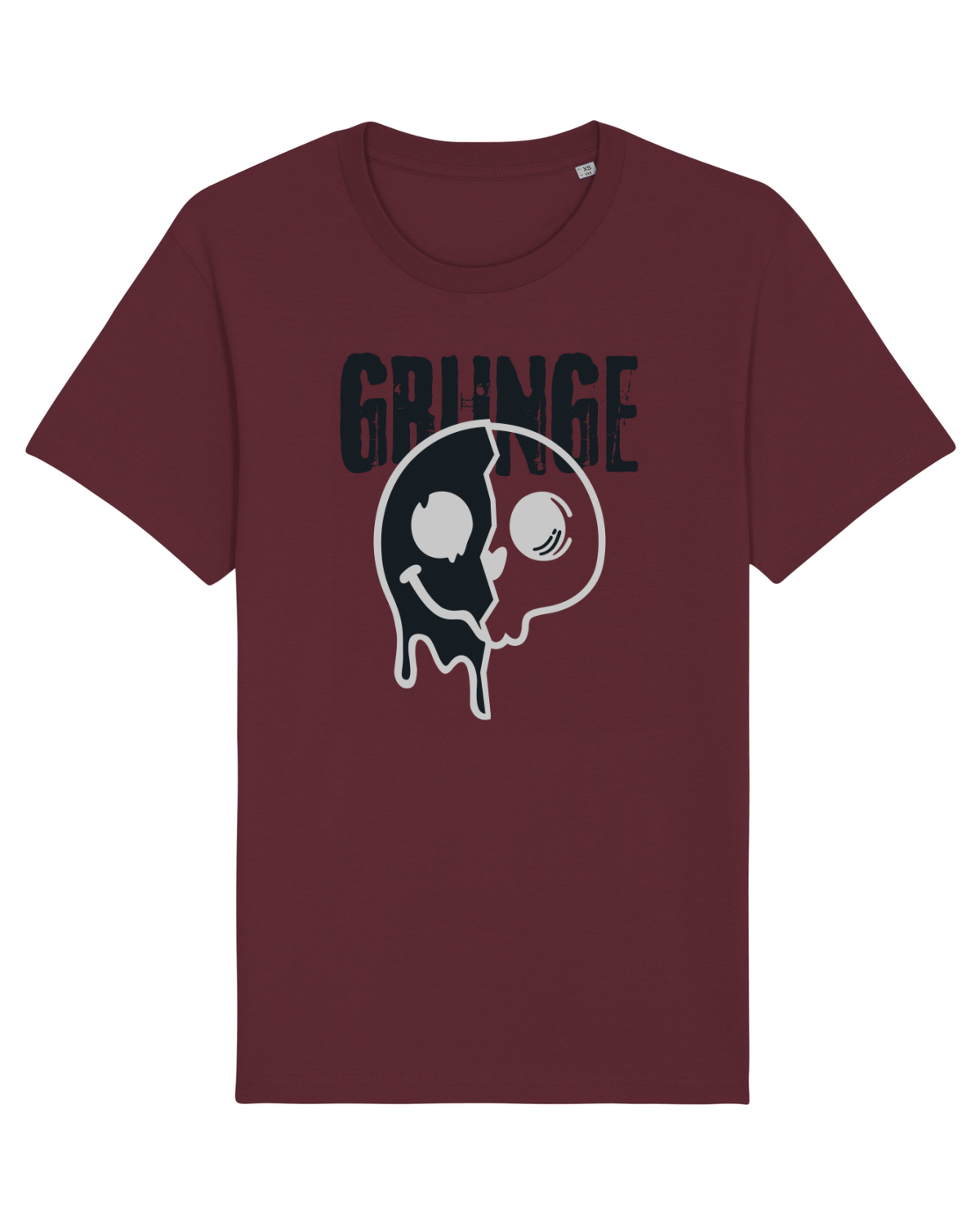 Tricou mânecă scurtă Unisex Rocker Burgundy