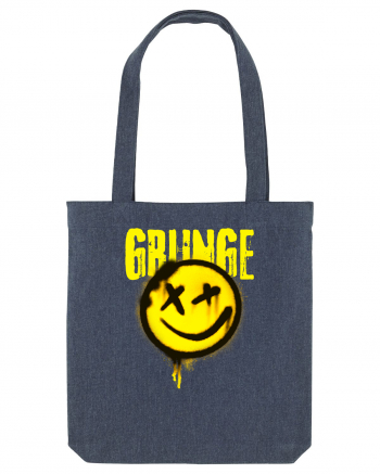 Grunge Music Smiley Midnight Blue