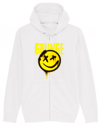 Grunge Music Smiley White