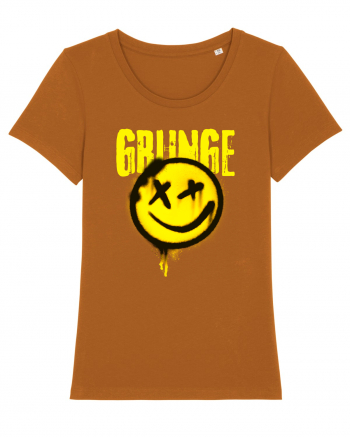 Grunge Music Smiley Roasted Orange