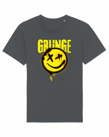 Grunge Music Smiley Anthracite