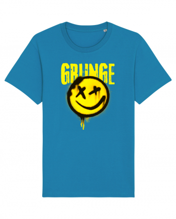 Grunge Music Smiley Azur