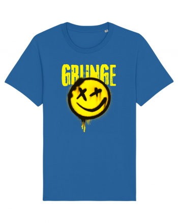 Grunge Music Smiley Royal Blue