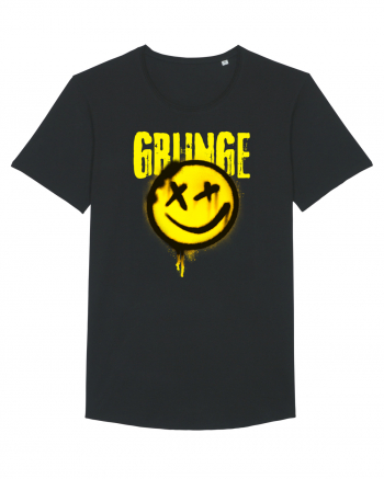 Grunge Music Smiley Black