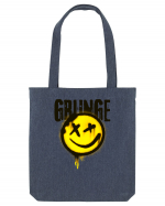 Grunge Music Smiley Sacoșă textilă