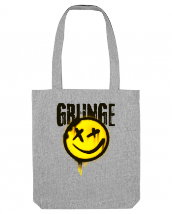 Grunge Music Smiley Heather Grey