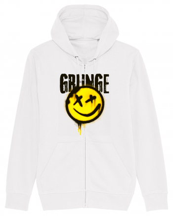 Grunge Music Smiley White