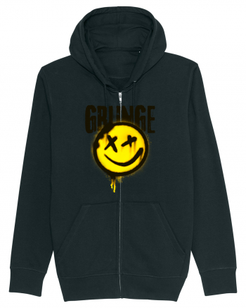 Grunge Music Smiley Black