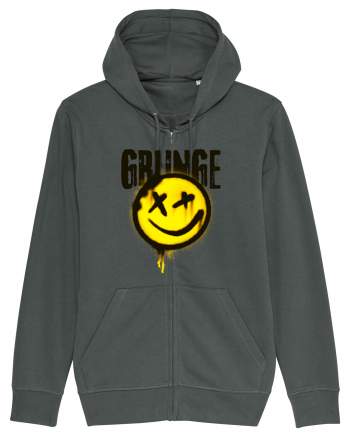 Grunge Music Smiley Anthracite