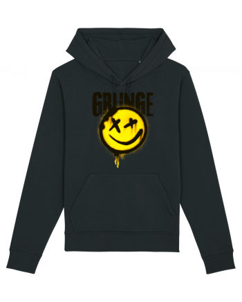 Grunge Music Smiley Black