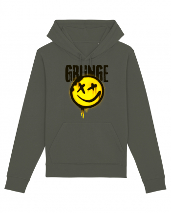 Grunge Music Smiley Khaki