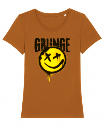 Grunge Music Smiley Roasted Orange