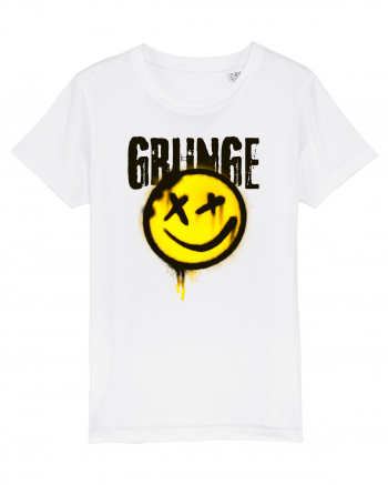 Grunge Music Smiley White