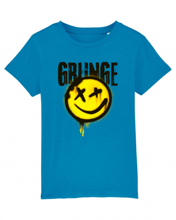 Grunge Music Smiley Azur