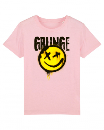 Grunge Music Smiley Cotton Pink