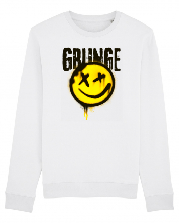 Grunge Music Smiley White