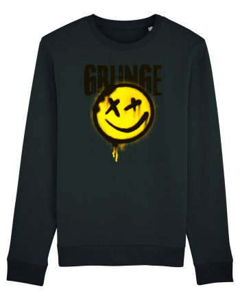 Grunge Music Smiley Black