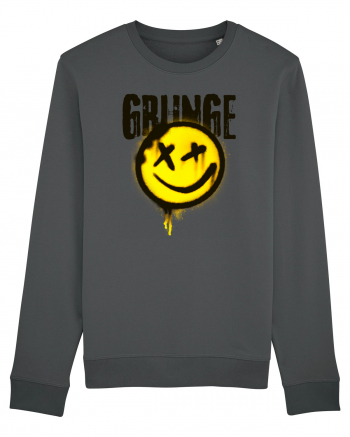 Grunge Music Smiley Anthracite