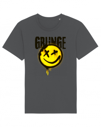 Grunge Music Smiley Anthracite