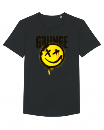 Grunge Music Smiley Black