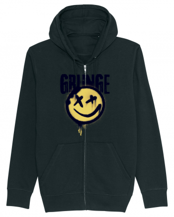 Grunge Music Smiley Black