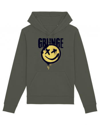 Grunge Music Smiley Khaki