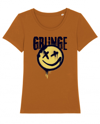 Grunge Music Smiley Roasted Orange