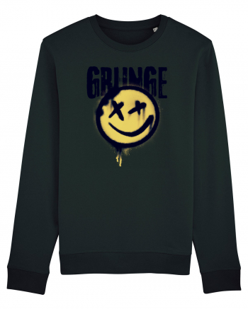 Grunge Music Smiley Black