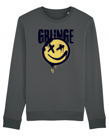 Grunge Music Smiley Anthracite