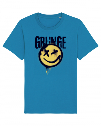 Grunge Music Smiley Azur