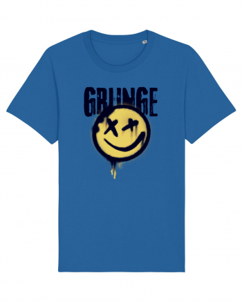 Grunge Music Smiley Royal Blue