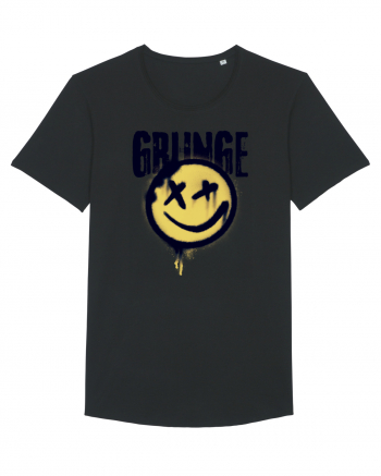 Grunge Music Smiley Black