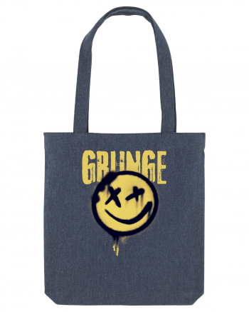 Grunge Music Smiley Midnight Blue