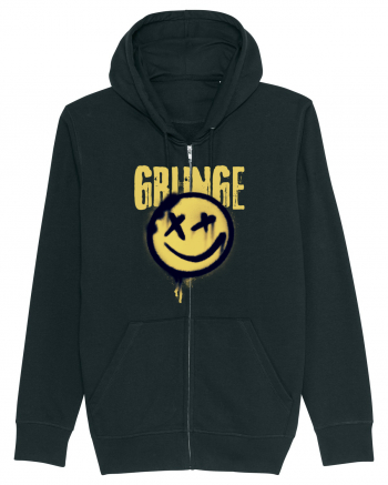 Grunge Music Smiley Black