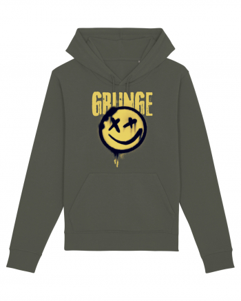 Grunge Music Smiley Khaki