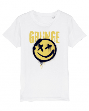 Grunge Music Smiley White