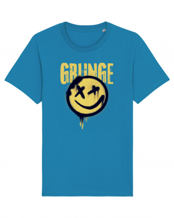 Grunge Music Smiley Azur