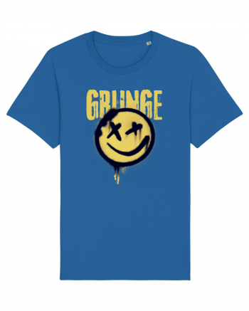 Grunge Music Smiley Royal Blue