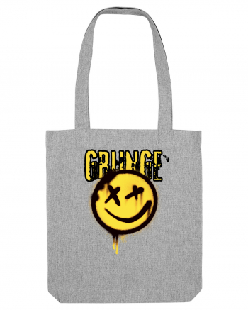 Grunge Music Smiley Heather Grey