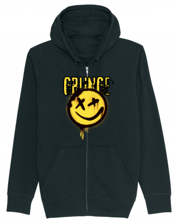 Grunge Music Smiley Black