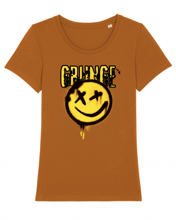 Grunge Music Smiley Roasted Orange