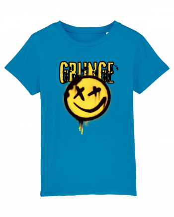 Grunge Music Smiley Azur