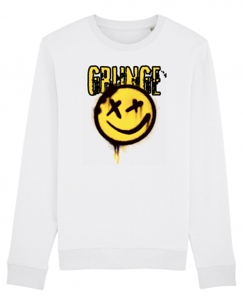 Grunge Music Smiley White